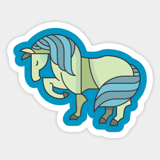 Horse cartoon Sticker